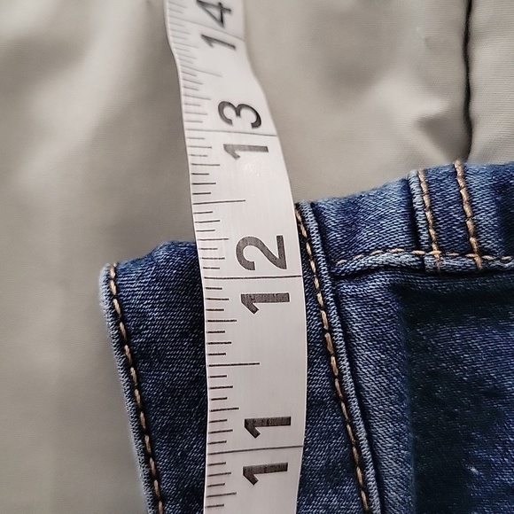 Wonder Nation Girl's Adjustable Waist Cuffed Denim Shorts - Picture 11 of 13